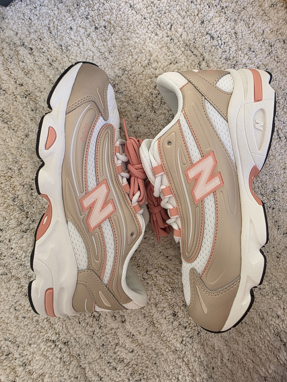 Vintage Style New Balance 1000 Sneakers – Brown/Gold Orange – Size M 6.5Y  NIB - Picture 3 of 6